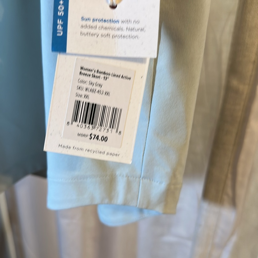 Free fly woman’s bamboo skort - Picture 12 of 12